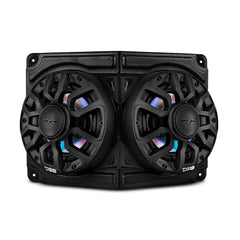Universal Overhead Flat Mount Pod For Two 6.5” Speakers - Great for ATVs, UTVs, Golf Carts, Boats and more