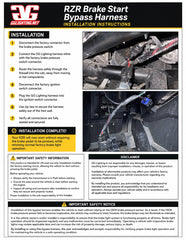 Rzr Pro 2020+ Brake Bypass Harness