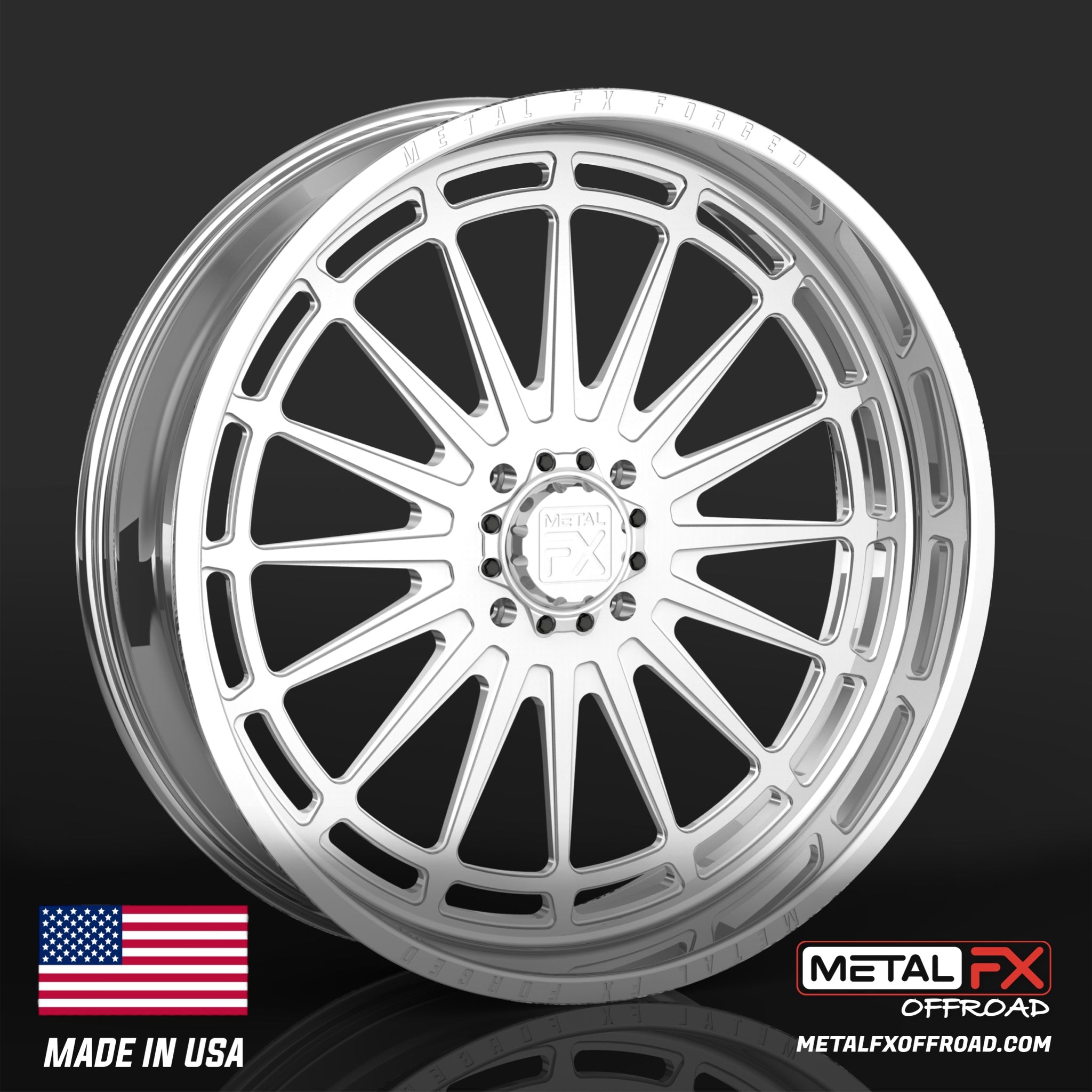 24" Delta | Forged Monoblock | Non-Beadlock | Polished
