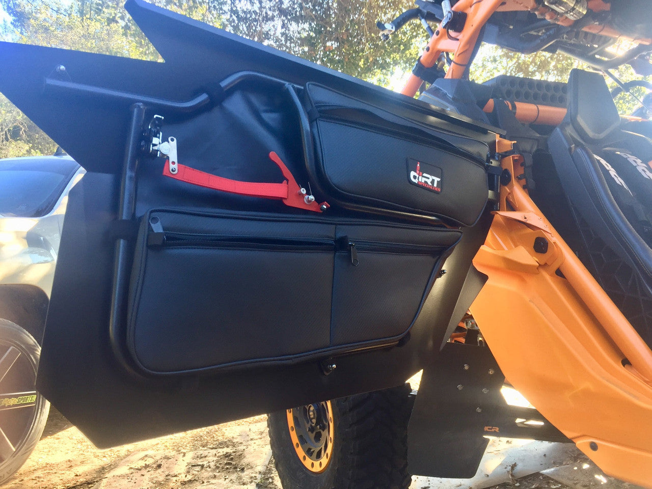 CANAM X3 FLAT TOP DOOR BAGS