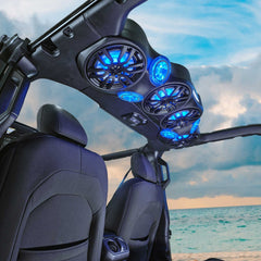 Jeep JL/JLU,JT Overhead Bar System Fits 4 X 8" Speakers (Not Included) and 4 X Tweeters PRO-TW4L and Harness Included