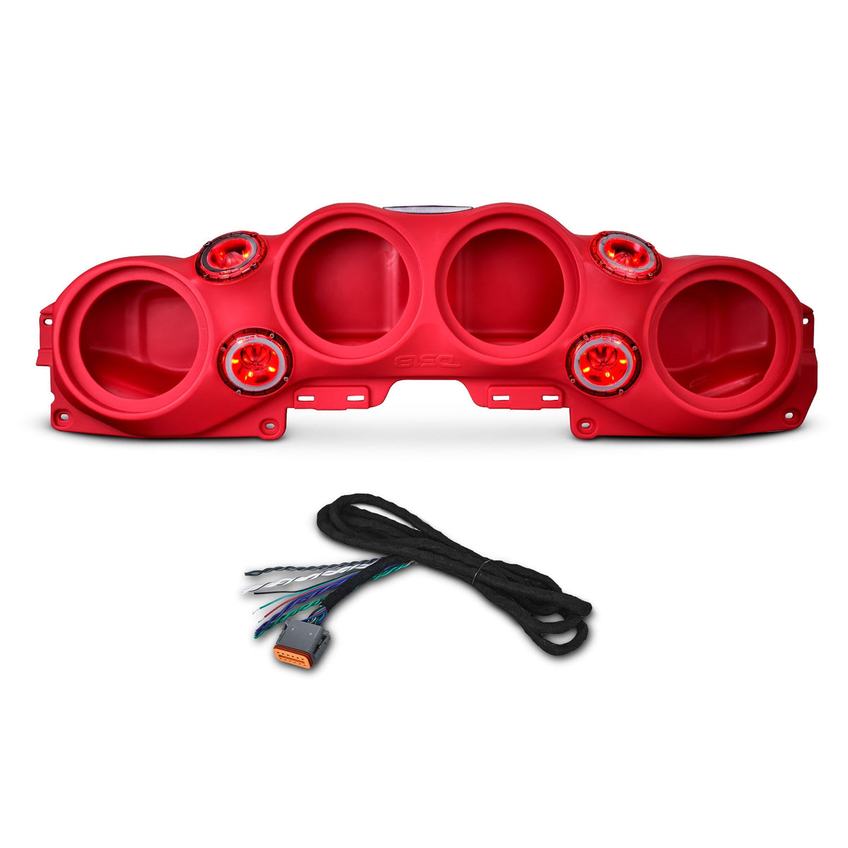 Jeep JL/JLU,JT Overhead Bar System Fits 4 X 8" Speakers (Not Included) and 4 X Tweeters PRO-TW4L and Harness Included