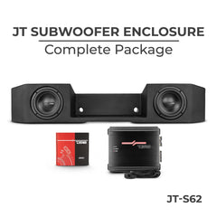Complete Under Seat Subwoofer Enclosure Package for JT Gladiator Jeeps