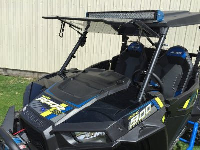 RZR Flip Up windshield Hard-Coated Polycarbonate