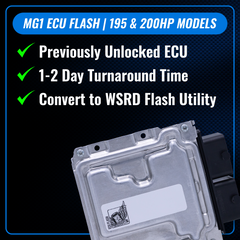 WSRD MG1 ECU Flashes | 2021-2026 Can-Am X3 195HP & 200HP Turbo RR (Previously Unlocked ECU)