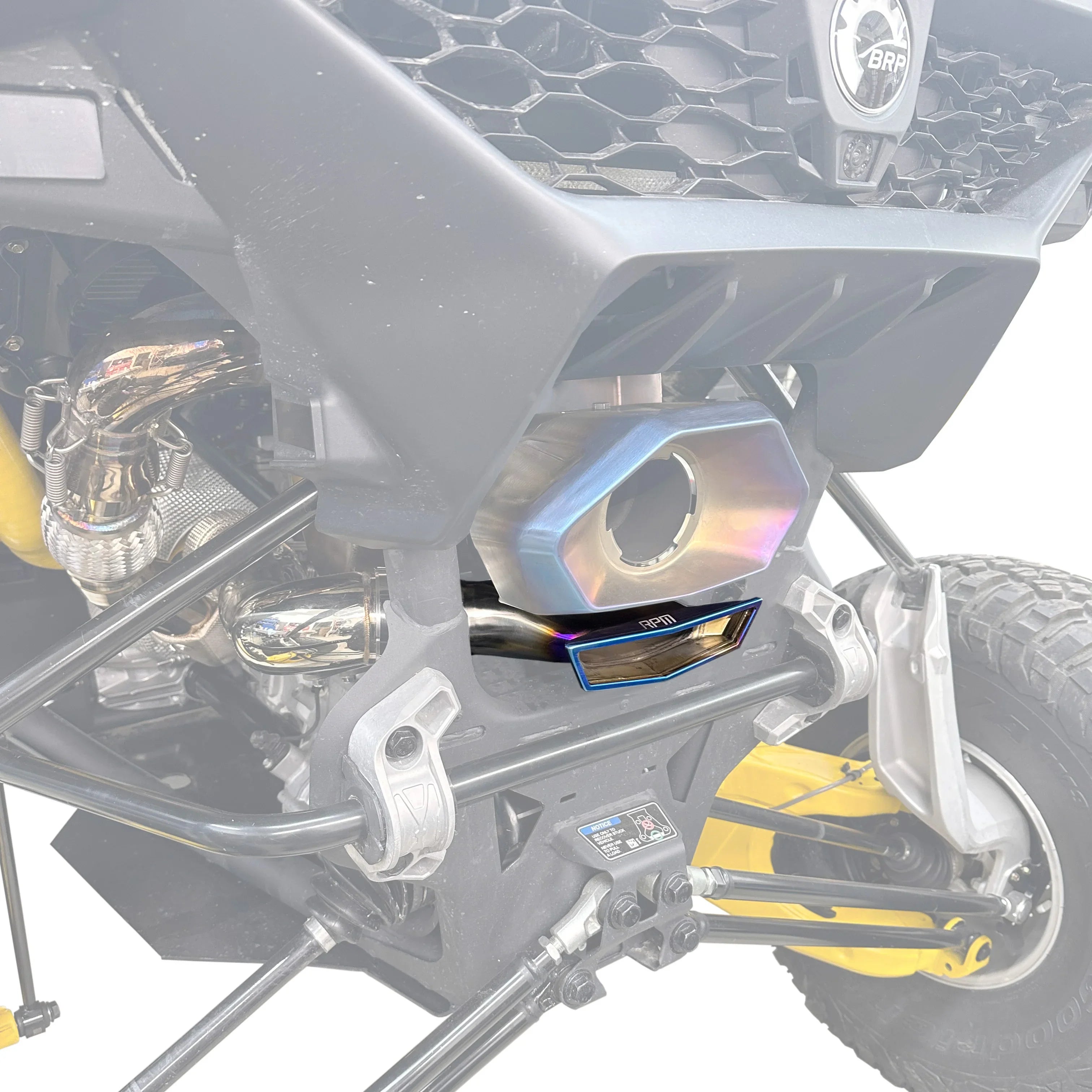 RPM Maverick R Stainless Brushed, Blued & Black Tip E-Valve TIP
