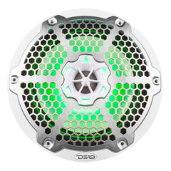 NXL 8" 2-Way Coaxial Marine Speaker With LED RGB Lights 125 Watts Rms 4-Ohm
