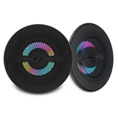 Luxury 6.5” 2-Way Marine Coaxial Speaker with Digital LED Lights and Flush Magnetic Mount Grille | 150W RMS 4-Ohm