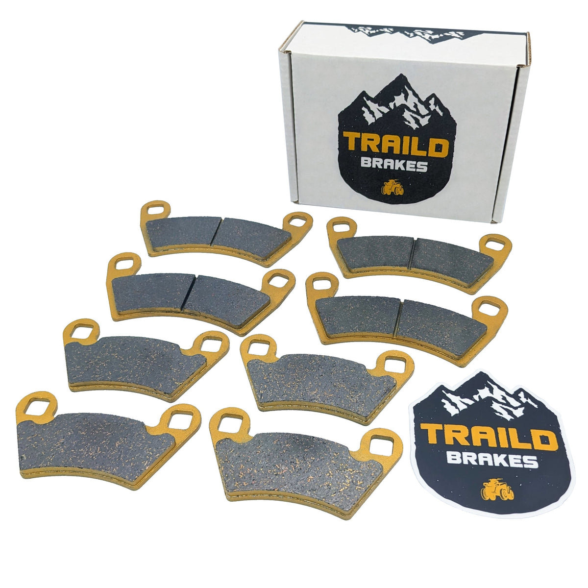 Polaris Ranger 500/570/700/XP 800/XP 900/XP 1000/Brutus/Diesel/EV 2008-2025 Ceramic Brake Pad Set