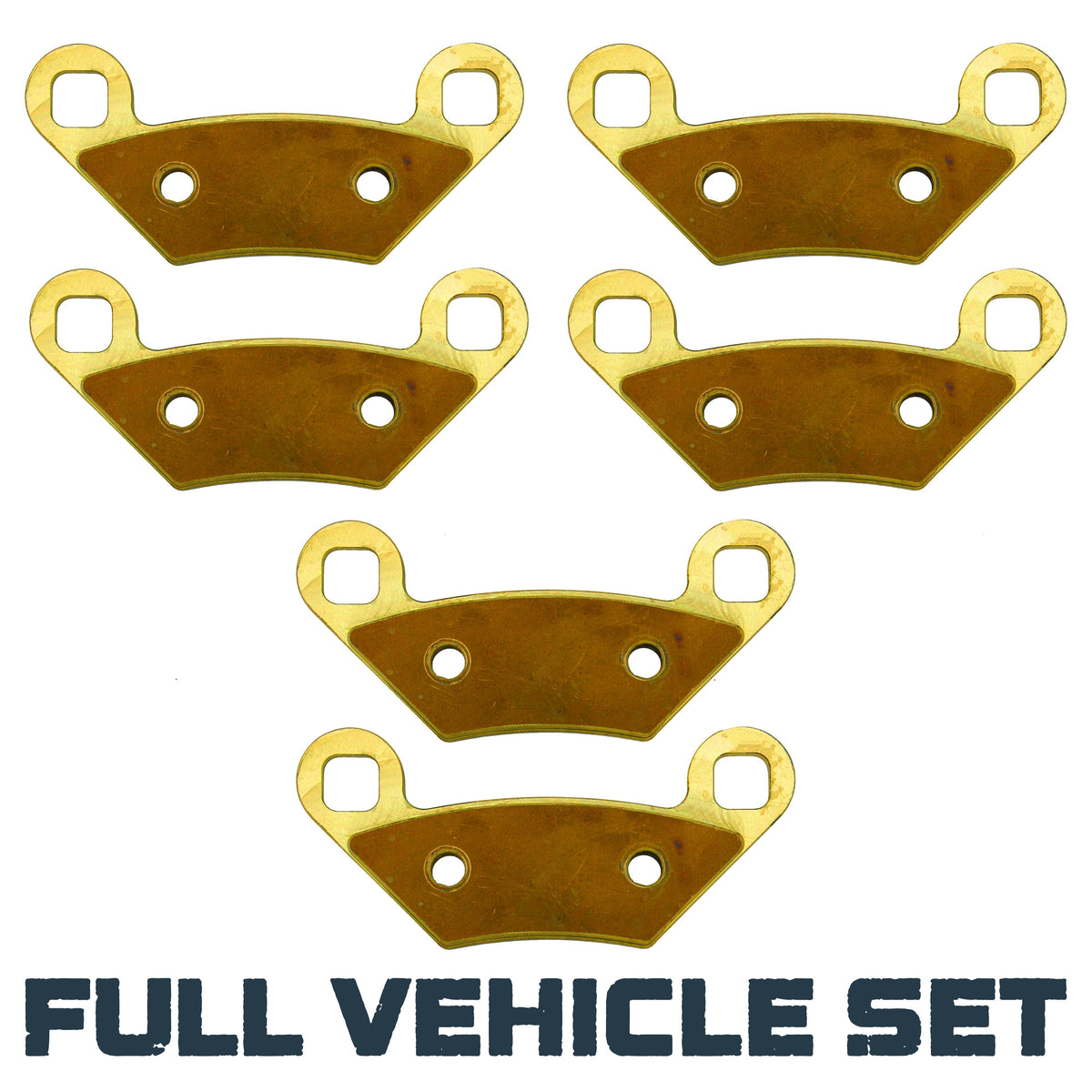 Polaris Scrambler 850 2013-2026 Brass Brake Pad Set