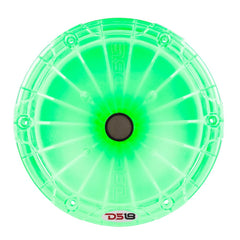 DS18 PRO-DKHCL PRO 1" Twist On Throat Compression Driver 1.75" Titanium VC with RGB Led Light Horn and Built-in Crossover 700 Watts 4 Ohms