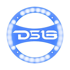 Universal 6.5" Speaker Grill Cover with RGB LED Lighting