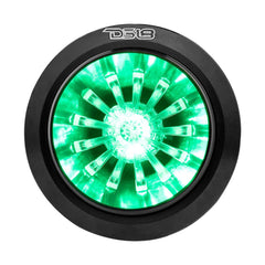 1.6" Shallow High Compression Neodymium Super Bullet Tweeter 140 Watts 1" Polyether Ether Ketone 4-Ohm Vc With RGB LED Lights