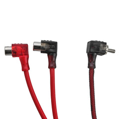Ultra Flex 100% OFC RCA L Connector 1 Male/2 Female