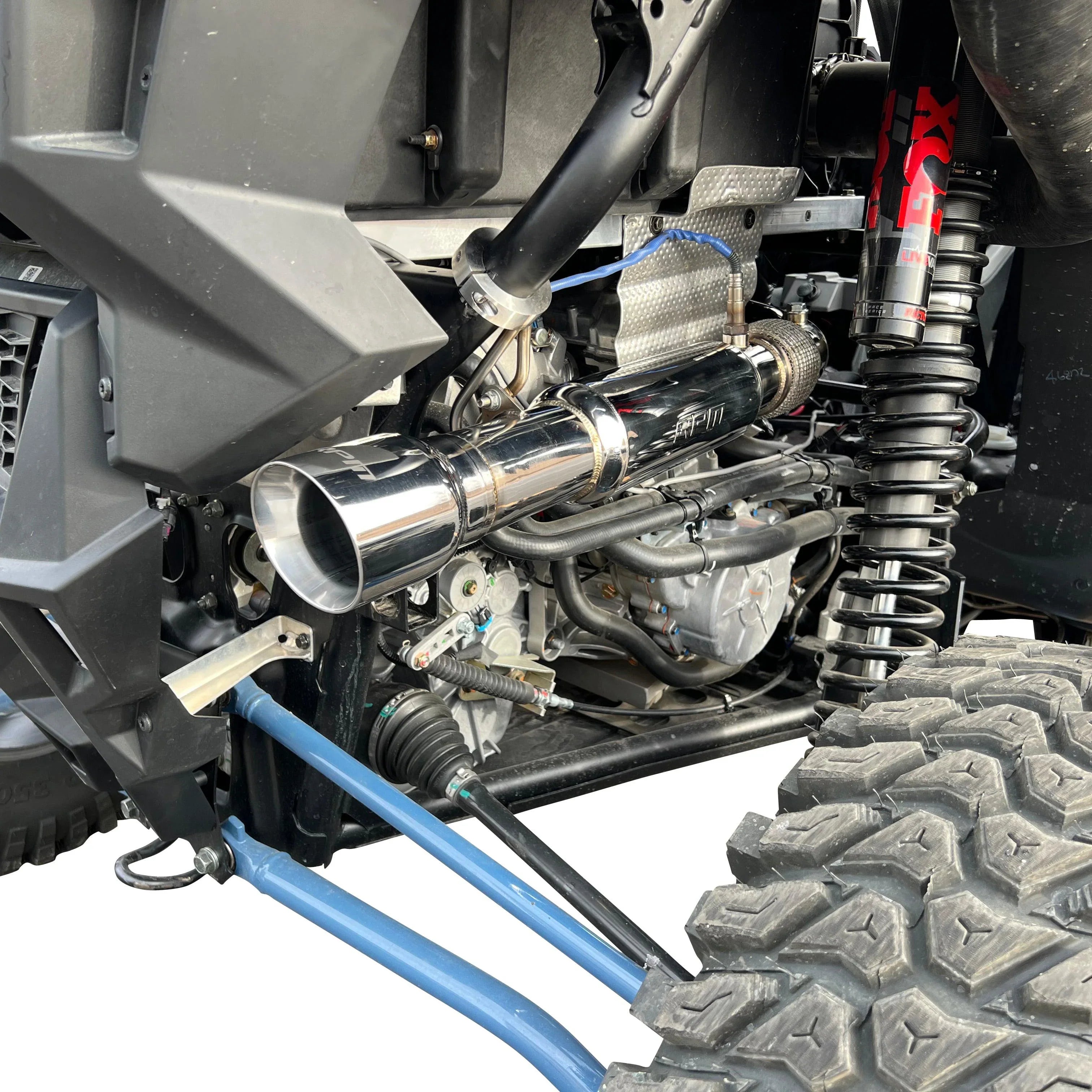 Turbo RZR Desert Series 3" Full Stainless Exhaust System - RPM SXS