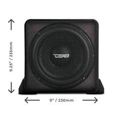 Dual 8" Loaded High End Aluminum Subwoofer Enclosure 300 Watts Rms