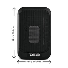 7x9" Amplified UnderSeat Subwoofer with a 4x6 Radiator 230 Watts Max