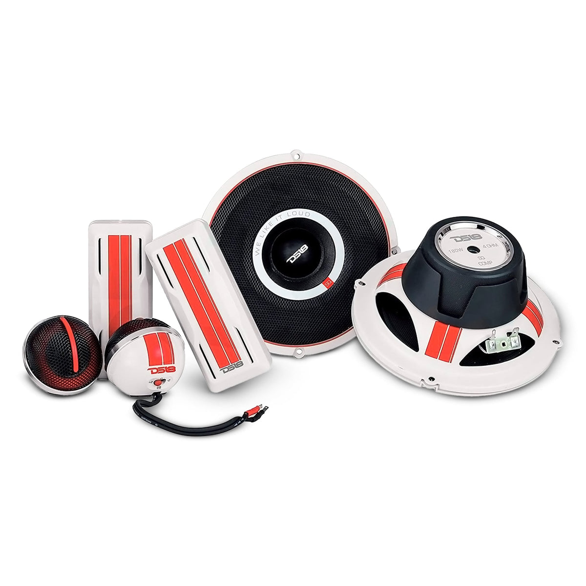 DS18 SQCOMP  6.5" 2 Way Coaxial Speaker