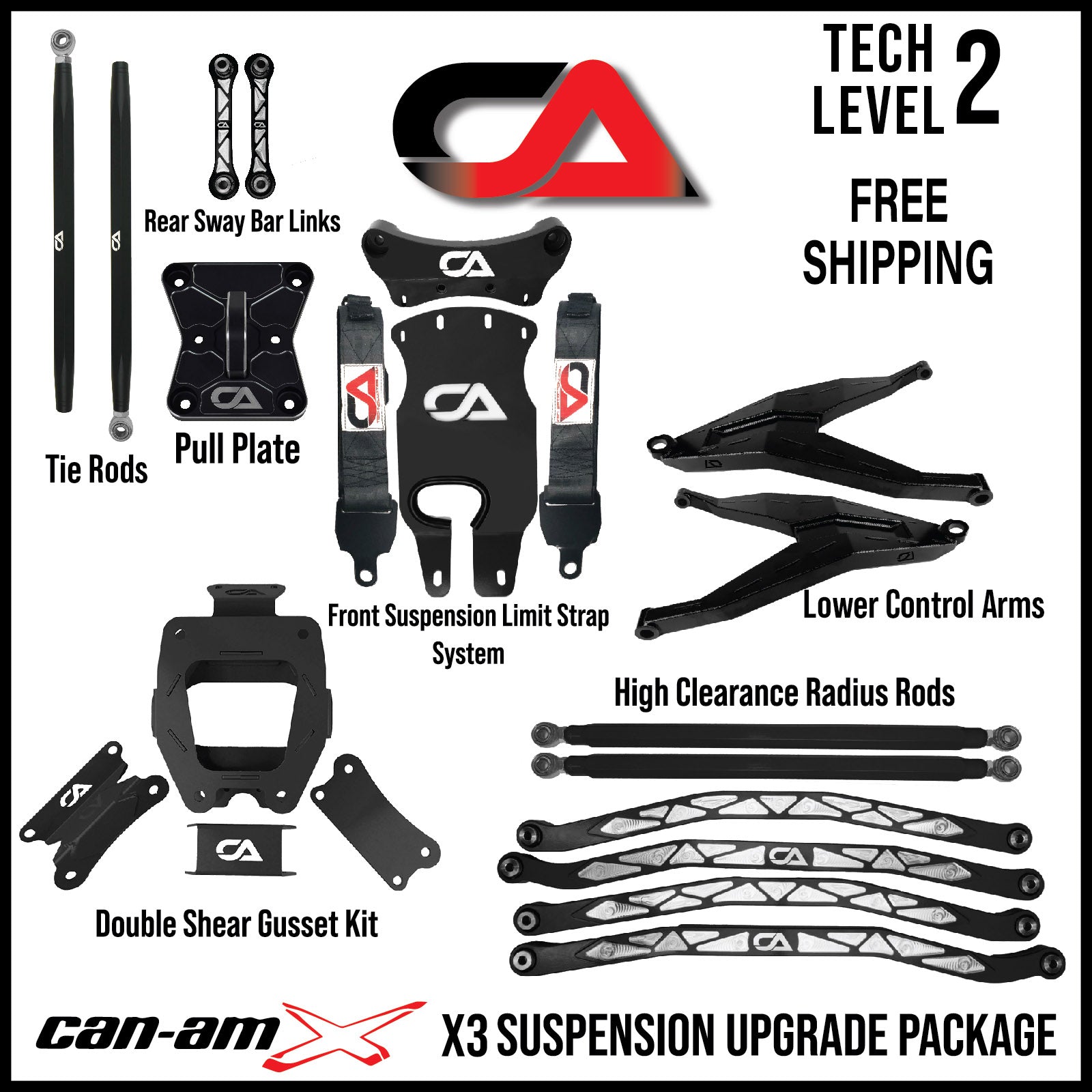 Can-Am X3 Suspension Kit Level 2