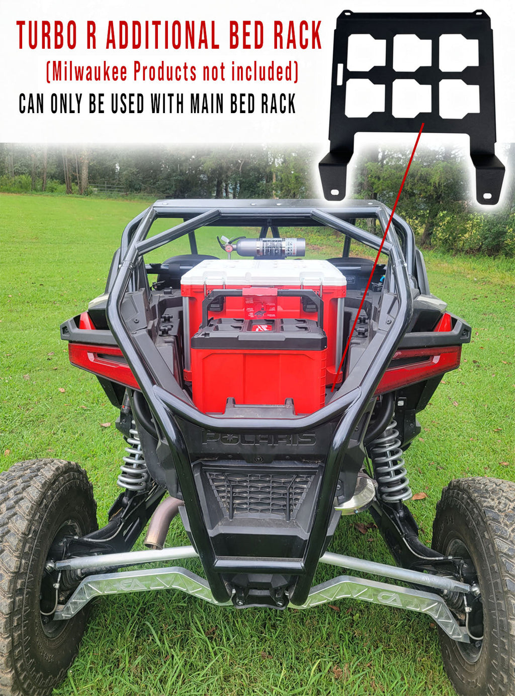 RZR TURBO R Packout Rack