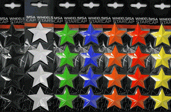Color match center cap accents