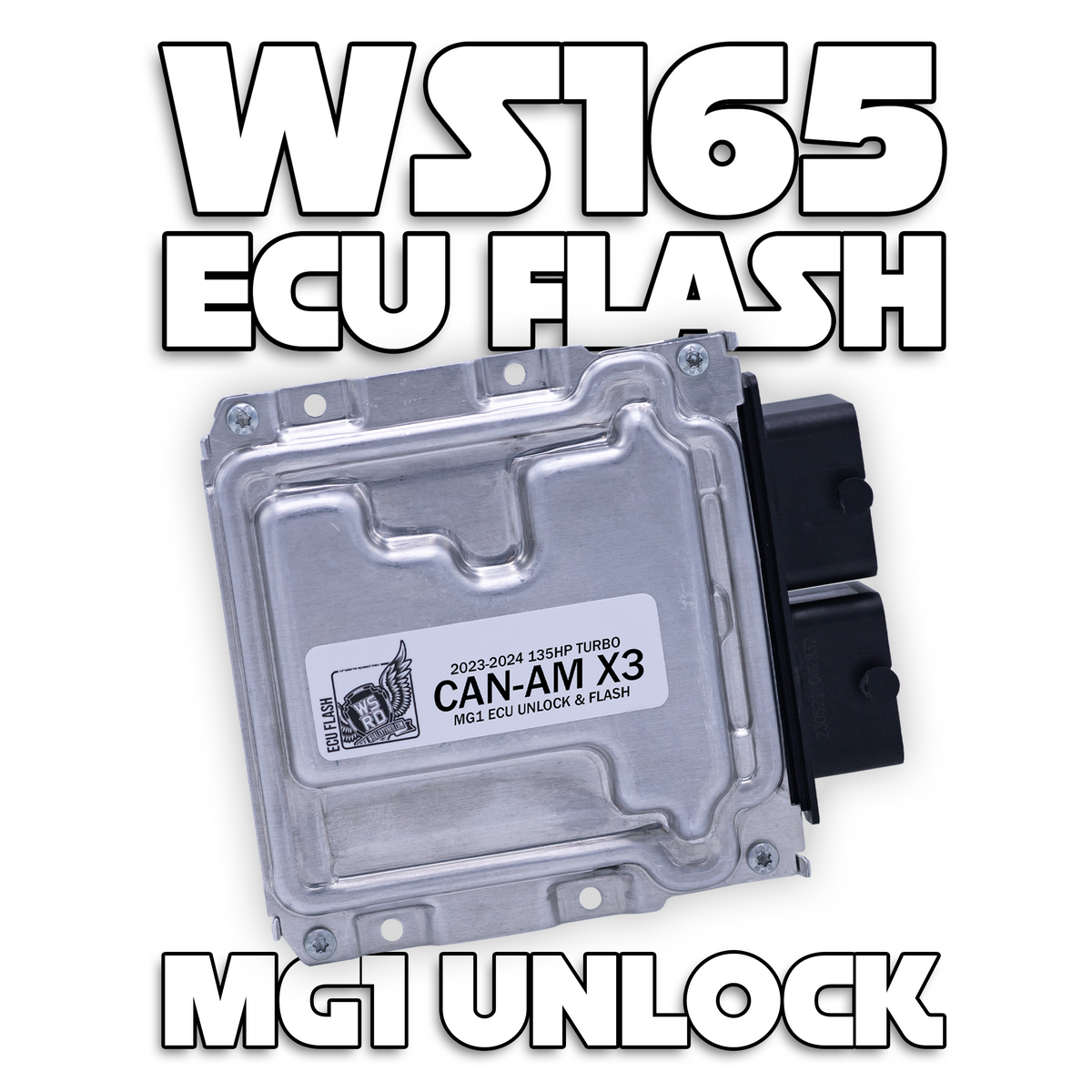 WSRD WS165 MG1 ECU Unlock & Flash | 2023-2026 Can-Am X3 135HP Turbo (181HP)