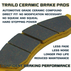 Honda NT700V Deauville 2010-2011 Ceramic Brake Pad Set