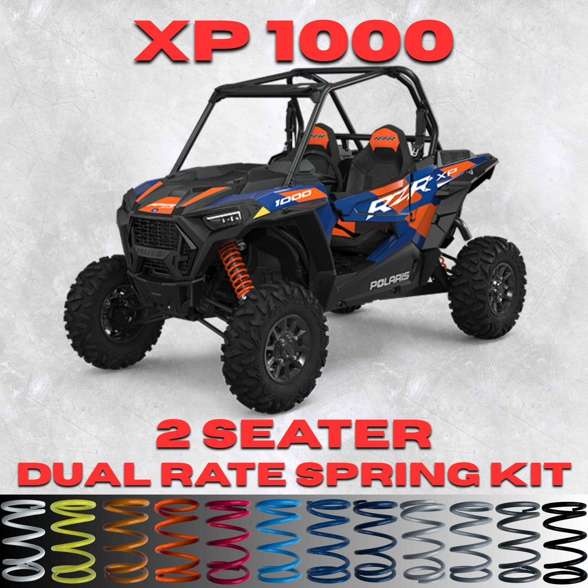 Polaris RZR XP 1000 2 Seater Dual Rate Spring Kit