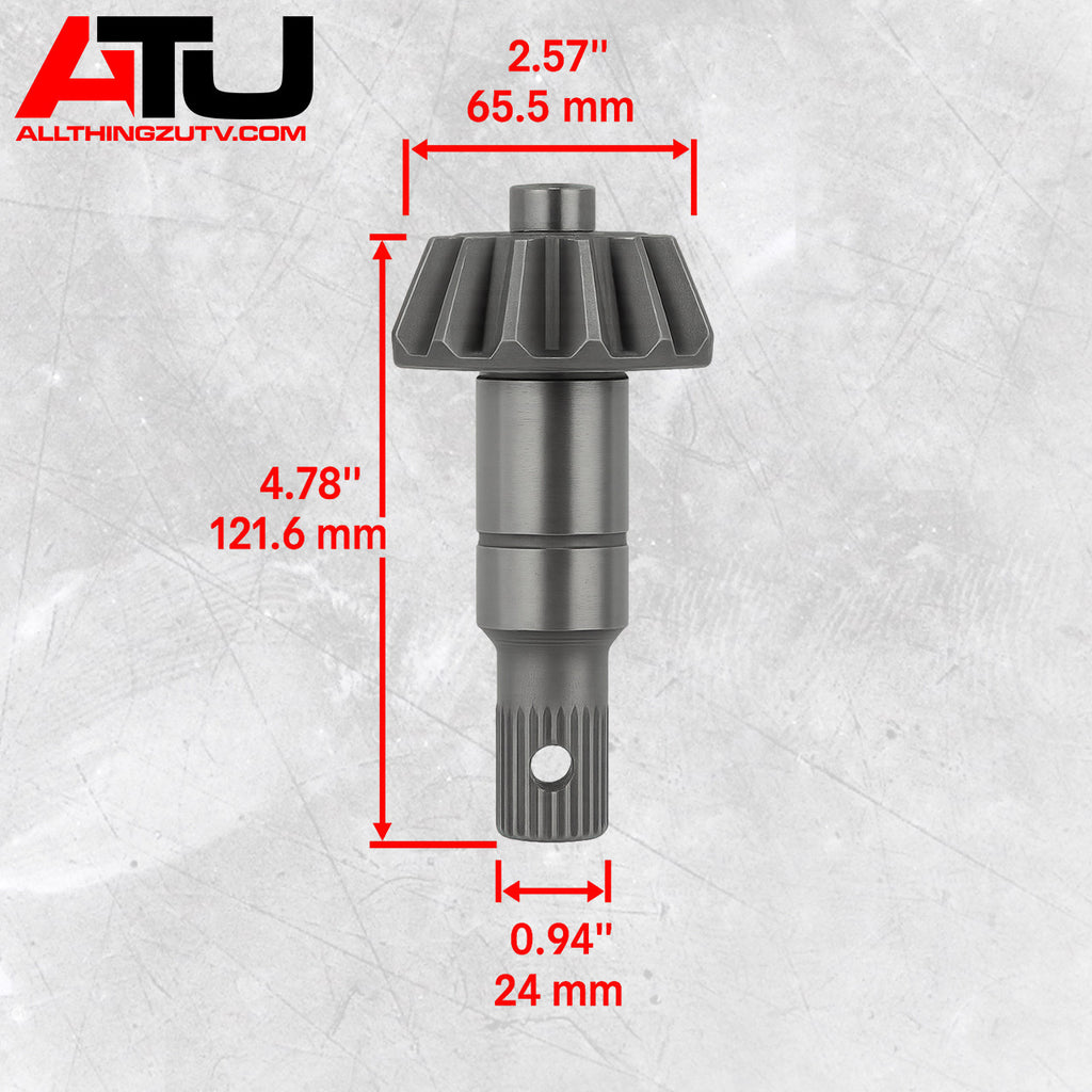 Polaris RZR Front Differential Ring & Pinion (pinion has support syle)