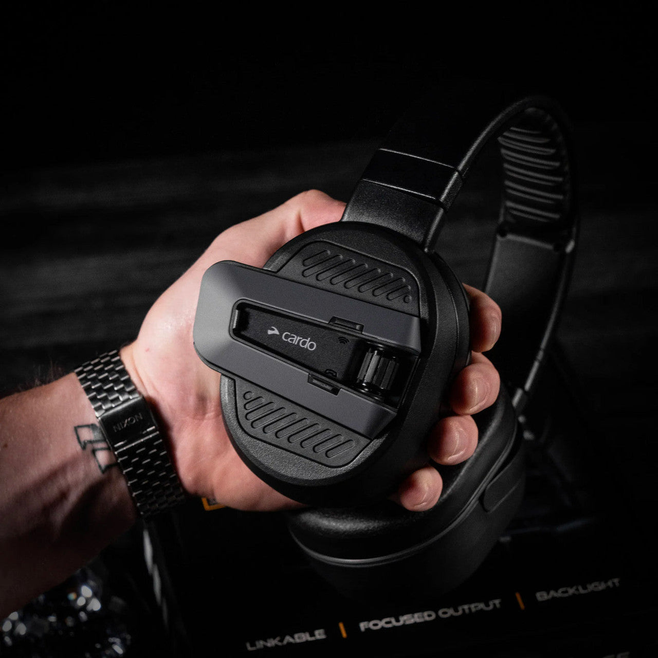 Packtalk Edgephones ORV + Gel Cups + Cardo cap