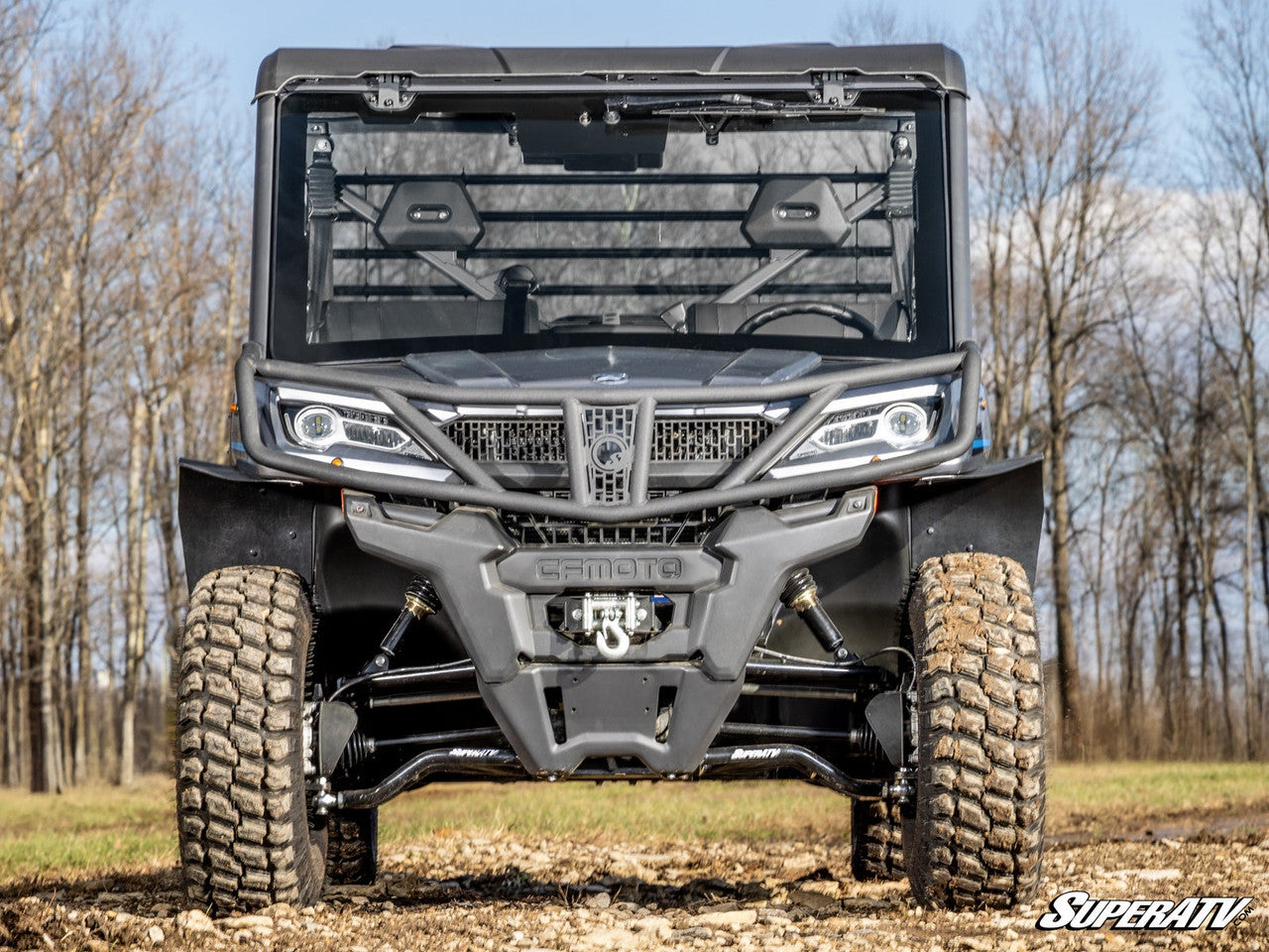 CFMOTO UForce 1000 MaxDrive Power Flip Glass Windshield