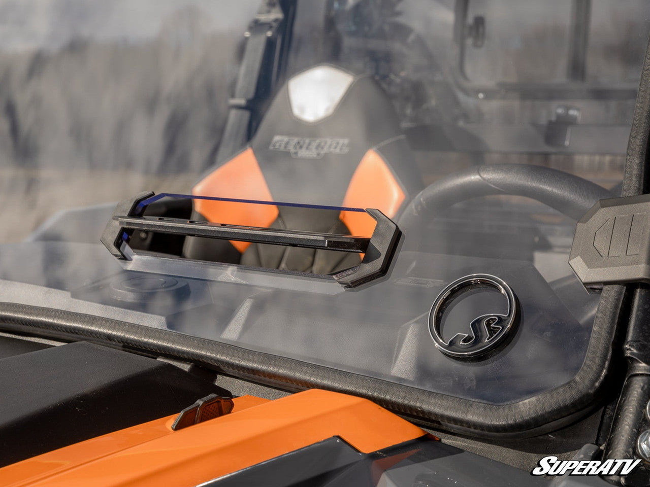 Polaris General XP 1000 Scratch-Resistant Vented Full Windshield