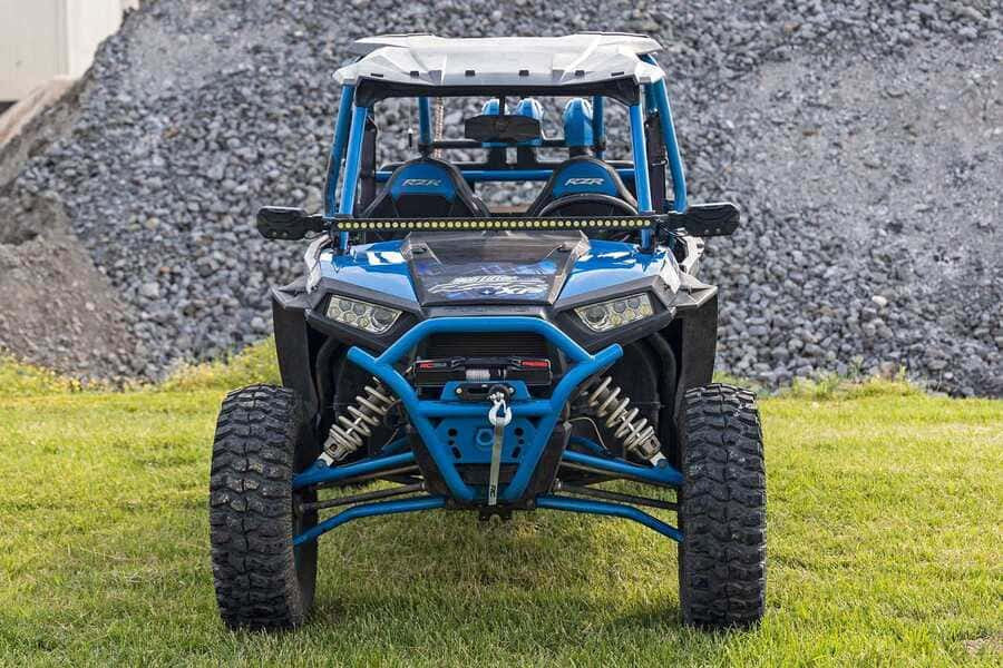 Rough Country 6500-LB UTV Synthetic Rope Winch With Remote 