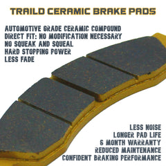 Yamaha Banshee 350 1990-2006 Ceramic Brake Pad Set
